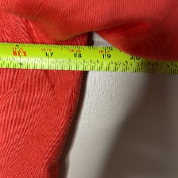 Talbots Irish Linen orange fully lined coastal grandma preppy blazer size 10 - Picture 8 of 8